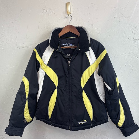 OBERMEYER Ski Jacket Winter Coat InsulatedHood Warm Down Kids Sz 16 Boy‎ Girls - Picture 1 of 14